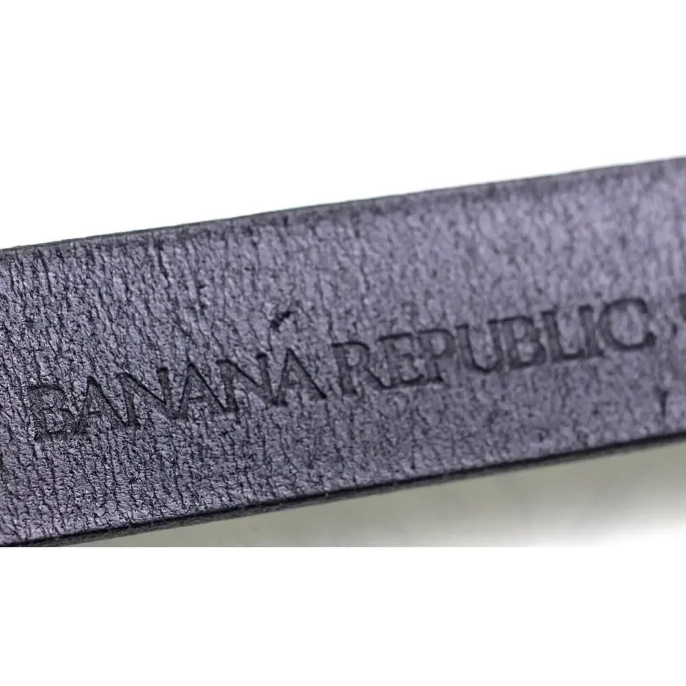 Banana Republic BLACK REAL LEATHER 1.25